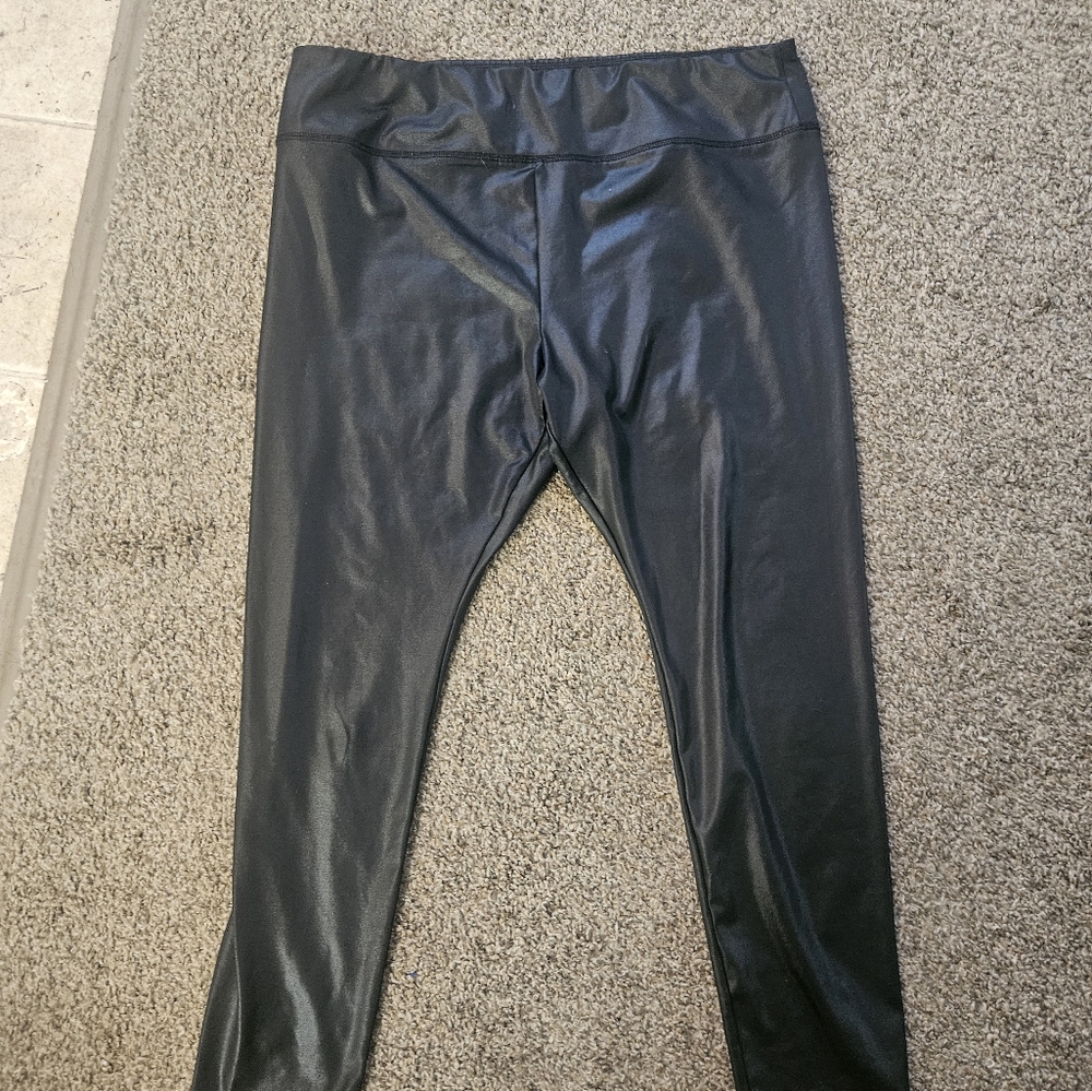 Wild Fable Shiny Black Leggings
